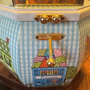 Cute wooden vintage bag